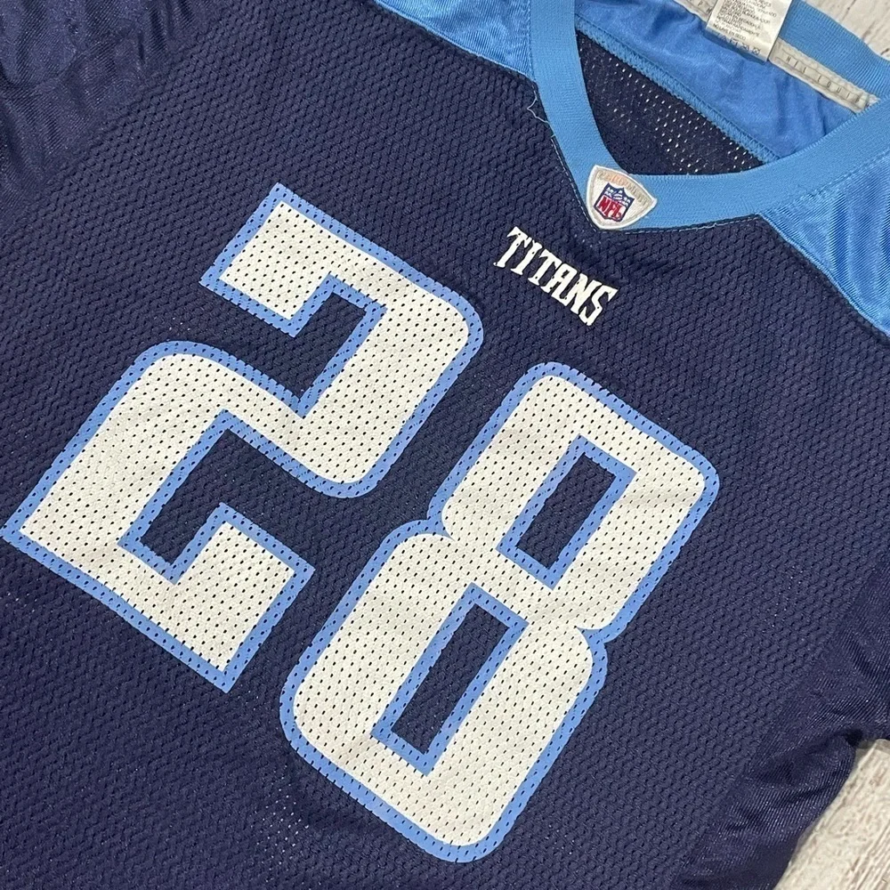 Kids Boys Chris Johnson Tennessee Titans Reebok NFL Football Jersey
